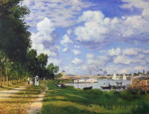 Моне Клод, Порт в Аржантёе. Копия картины